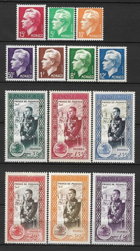 Timbres monaco année - timbres,