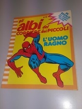 1981 UOMO RAGNO GLI ALBI DEL CORRIERE DEI PICCOLI 4 senza adesivi OTTIMO RARO!