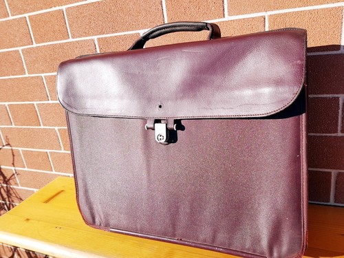 Borsa lavoro pelle vintage - ,
