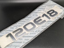 OM FIAT IVECO 120 E 18 LOGO SIGLA EMBLEMA FREGIO STEMMA SCRITTA TARGHETTA BADGE