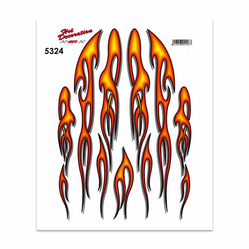 Adesivi stickers fiamme - 35, x