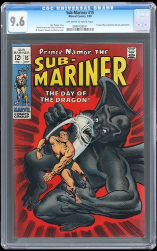 1969 marvel sub mariner 15 - sub-mariner, #15