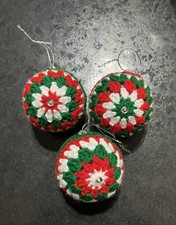 NUOVO 3 grandi palline albero