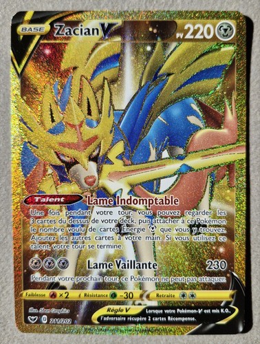 Carte pokemon zacian - carte,