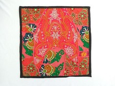 Copricuscino etnico indiano fatto a mano decorazione casa federe divano hippy...