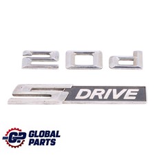 Emblème Collé Sur Couvercle Coffre Arrière BMW X1 E84 Lettrage 20D S Drive