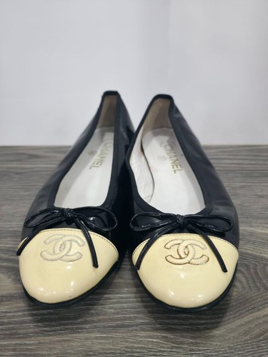 Ballerine chanel nere beige - chanel,