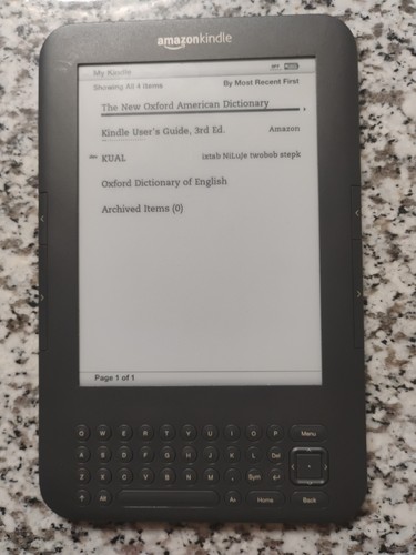 Amazon kindle generazione - kindle, 3a