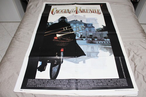Manifesto caccia alle farfalle - caccia,