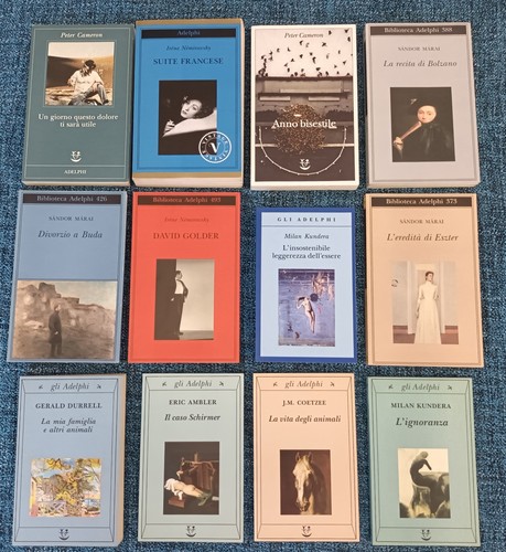 Lotto libri adelphi noir - libri,