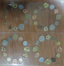 Set 4x Monete Estere Paesi EUROZONA! Foto Stock