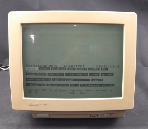 Dec digital vt420 - digital, vt420-a6