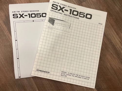 Pioneer 1050 istruzioni - pioneer, sx-1050