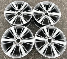 4 CERCHI IN LEGA ORIGINALI 17" PEUGEOT 208 C 9801532277 7x17 ET20 NUOVI RUOTA LIBERA
