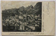 Postcard castronovo panorama - postcard,