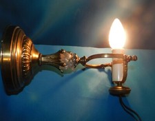 ANCIENNE APPLIQUE DE BATEAU A BALANCIER LAMPE CHEVET BUREAU DECO MARINE PENICHE