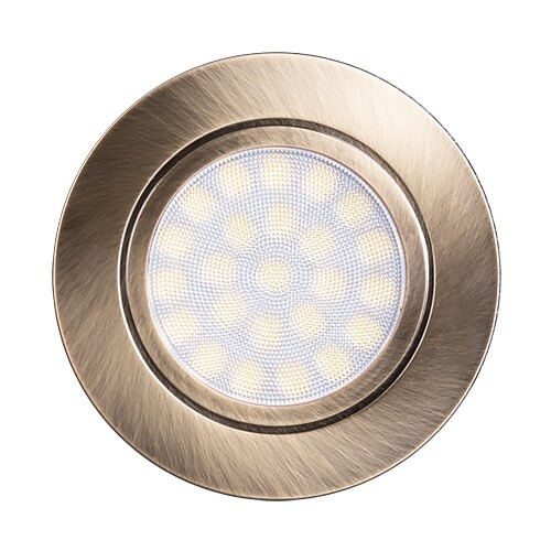 Faretto incasso led ottone - faretto,