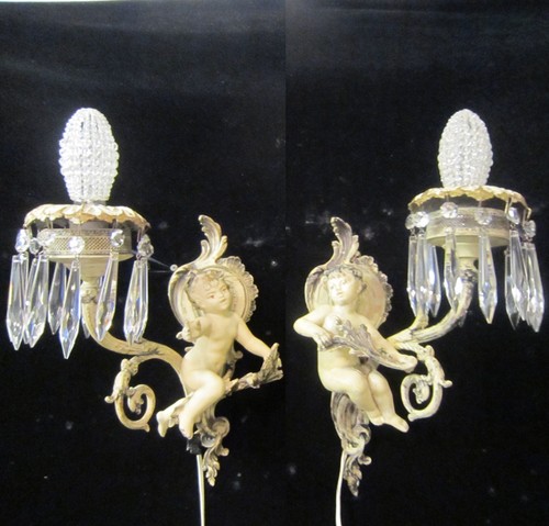 Antiche lampade cherubino - lampade,