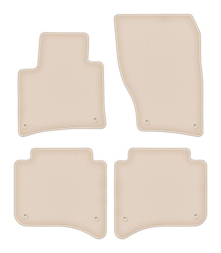 Set tappetini moquette beige