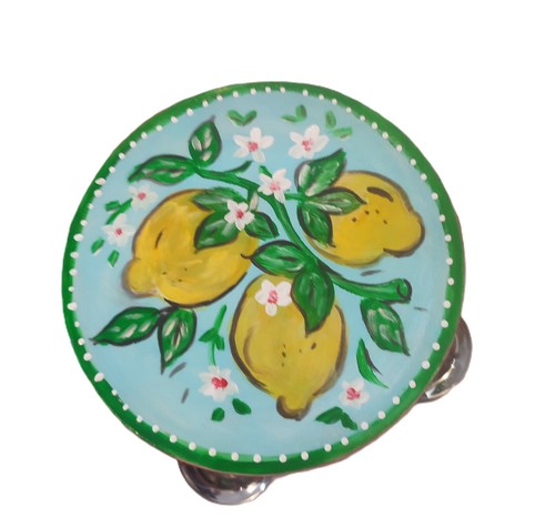 Tamburello siciliano dipinto - , a