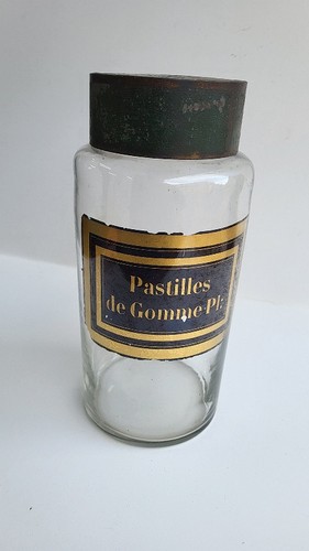 Antico vaso farmacia vetro - farmacia, in