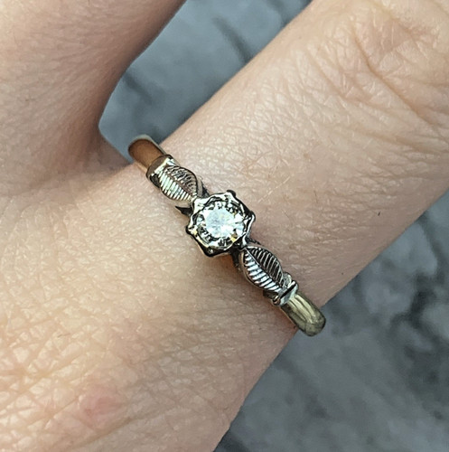 Anello con diamanti - , kt