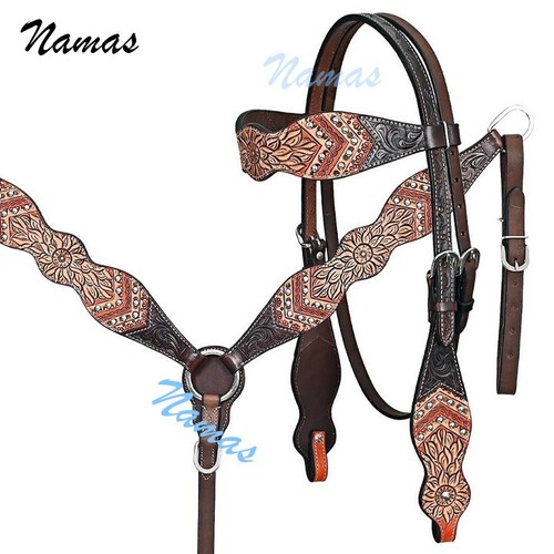Western saddle horse headstall - western,