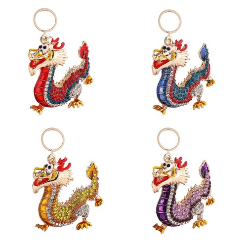Porte clés dragon chinois - chinois, en