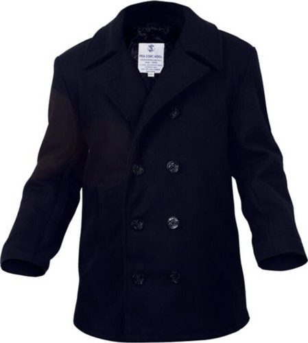 Rothco navy type pea coat - navy,