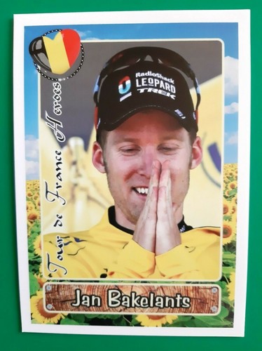 Cyclisme carte cycliste - cycliste, jan