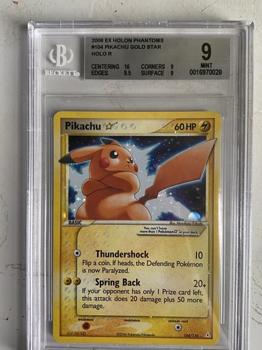 Pikachu gold star - gold,