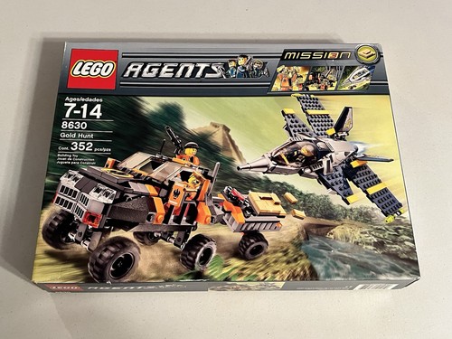 Lego agents 8630 gold - gold, new