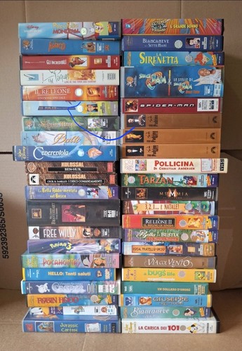 Vhs disney lotto - vhs,