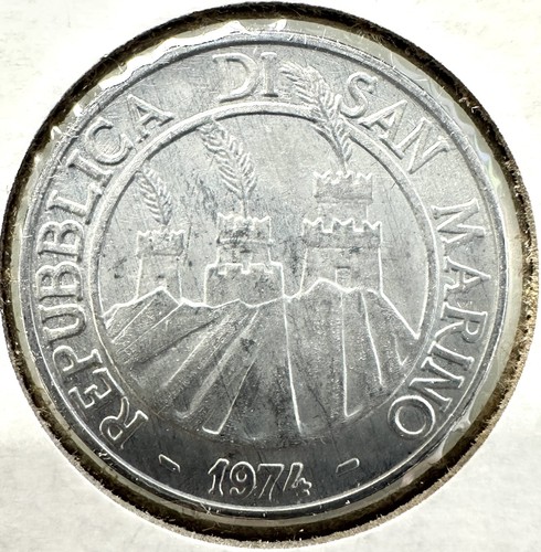 Moneta lire san marino 1974 - lire,