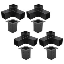 (8pz)Staffa in acciaio fai da