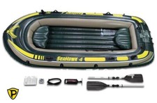 Canotto Gonfiabile 'Seahawk' INTEX Completo 351x145x48 cm 4 Posti Portata 400 Kg