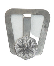 MOLLA ferma soldi porta banconote in metallo con decorazione ragno