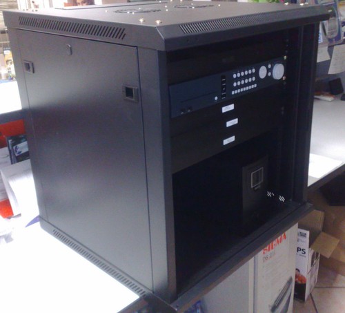Armadio rack nero unita - nero, 12