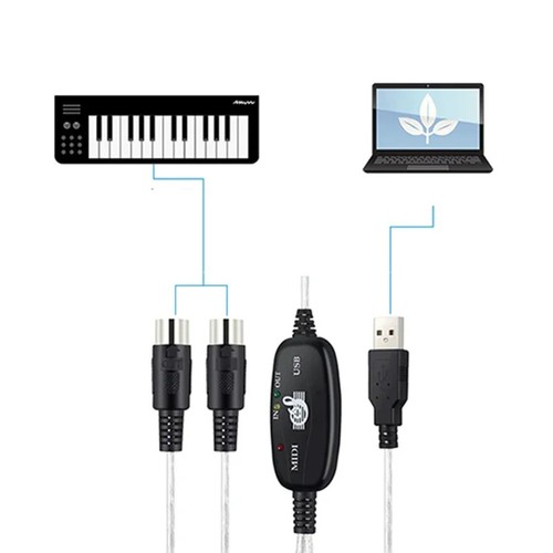 Cavo interfaccia usb midi - cavo,