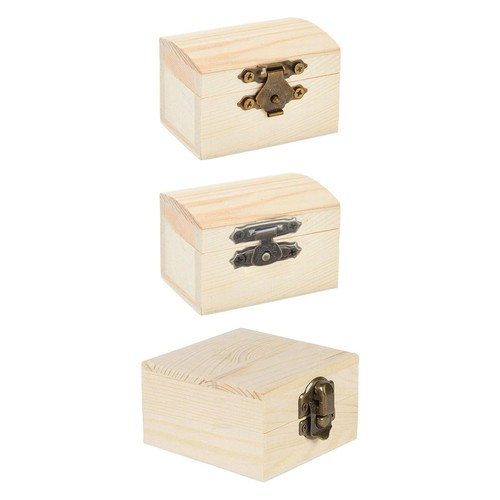 Scatole legno grezzo per - 2x,