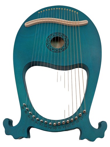 Lyra arpa con - , blu