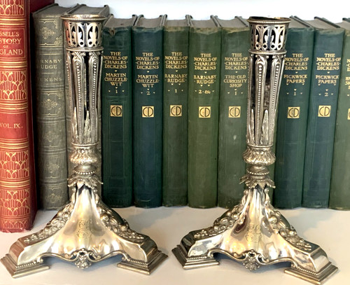 Candelabri piatto argento 1863