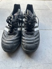 Scarpe Calcio Calcetto Adidas KAISER 5 TEAM Turf Nero Pelle