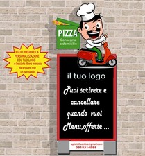 TOTEM LAVAGNA MENU  ESTERNO  RISTORANTE PIZZERIA  GELATERIA PUB BANNER INSEGNA