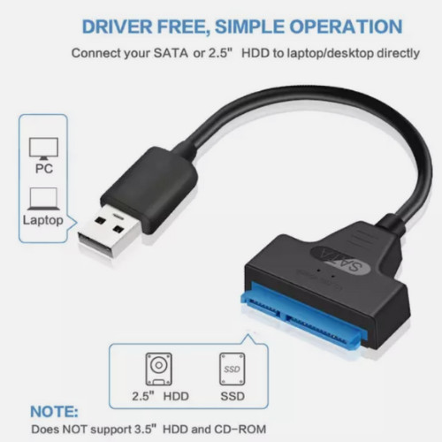 Adattatore usb sata - sata, per