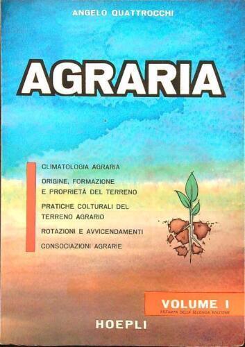 Agraria climatologia - "agraria,