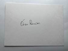 Autografo OSCAR RAMIREZ-75 Tappi COSTA RICA-WC90-Ex-Saprissa-Alajuelense-firmato