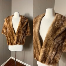 Scialle pelliccia visone