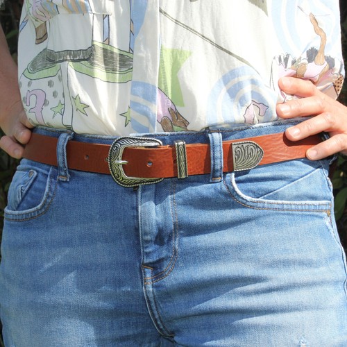 Cintura western donna - , cuoio