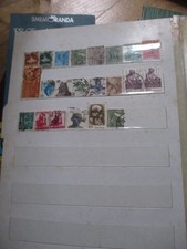 stock francobolli italia misti